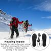 1 Pair Electric Heated Insoles Temperature Control Cuttable Reusable USB Heating Insoles Foot Warmer for Adults