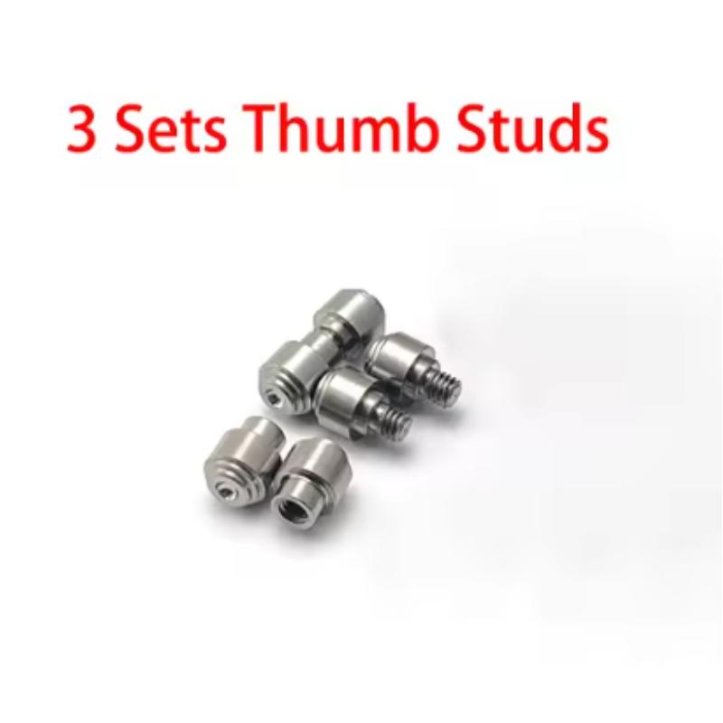 3 Sets Klappmesser Custom Schraubenteile Titan Daumenknopf Druckknopf für Recon1 Voyager Messer DIY Zubehör herstellen