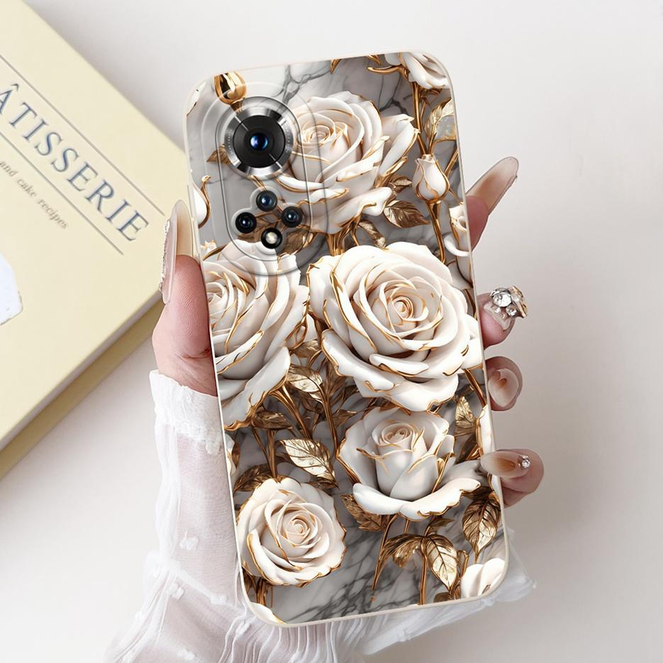 For Honor 50 Pro Case RNA-AN00 Fashion Candy Painted Cover Soft Silicone Matte Phone Case For Honor 50 Honor50 Pro Fundas Bumper