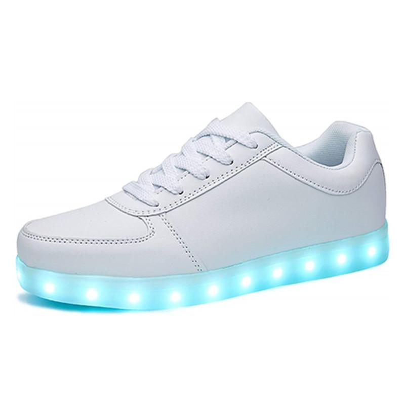 Fashion LED Light Shoes for Men Women Sports Shoes USB Charging Luminous Shoes Fluorescent Shoes