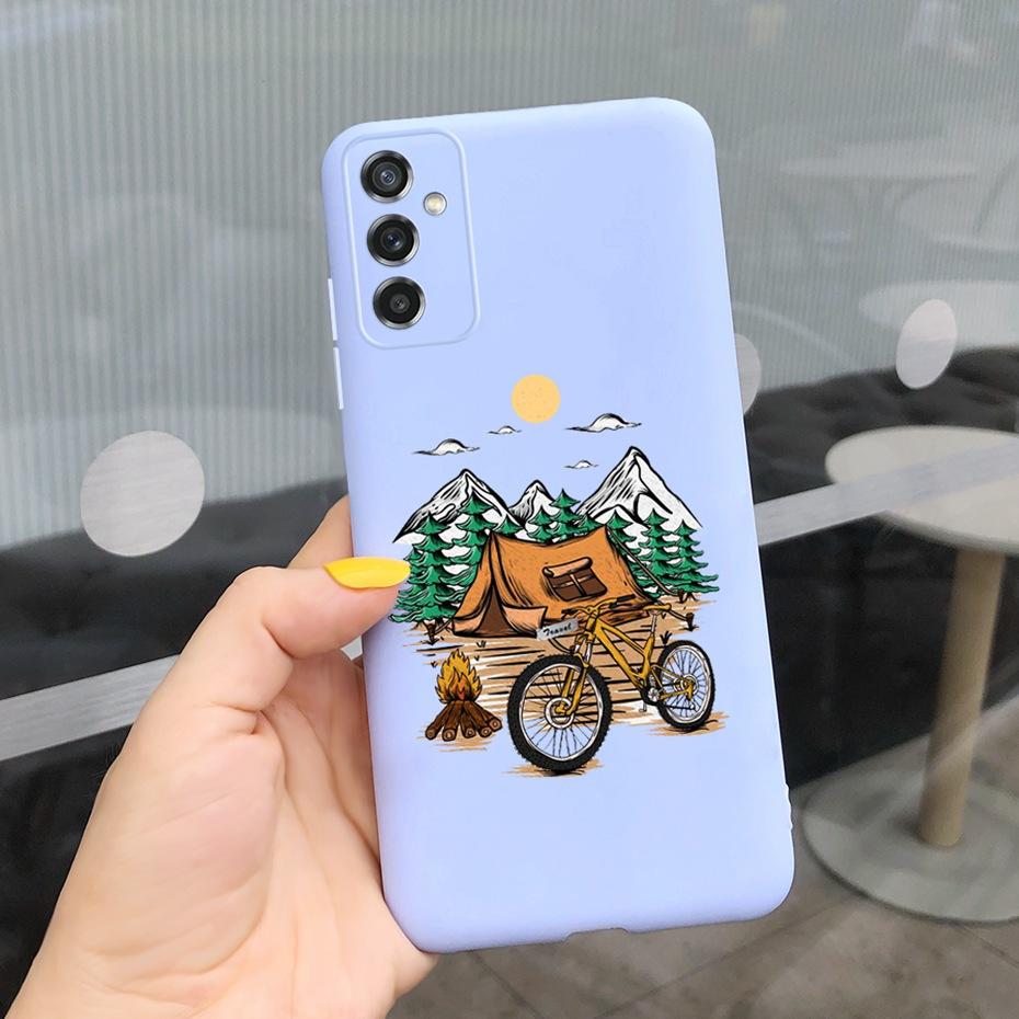 For Samsung Galaxy M52 5G Case Silicone Cute Cartoon Phone Cases For Samsung M52 M 52 SM-M526B Soft TPU Back Cover Fundas