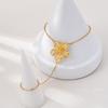Thin Chain Finger Ring Bracelet Elegant Hand Jewelry Finger Bracelet  Women Jewelry  Accessories