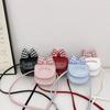 Single-shoulder Bag - Cute Checkered Bow Baby Crossbody Bag - Fashionable Plain-colored Children's Bag