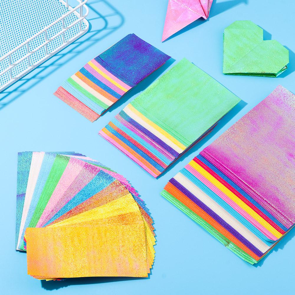 Supplies DIY Accessories Scrapbooking Decoration Square Folding Papers Glittering Origami Paper