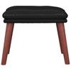 Footstool Black 45x29.5x35 Cm Artificial Leather