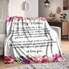 1pc Mother's Day Blanket - Perfect Gift for Birthdays, Christmas & Halloween- Soft, Warm & Versatile Yy250909125