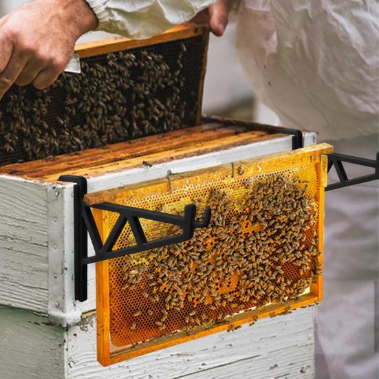 Beehive Frame Holder Heavy Duty Plastic Beekeeping Grip Frame Perch Bee Hive Stand Support Rack Bracket Beekeeping