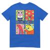 Smiling Friends Pop Art Charakterraster Lustiges Cartoon-T-Shirt