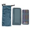 12 Pcs Tunisian Crochet Hook Set 3 10mm 24cm Long Colorful Aluminum Crochet Hooks with Portable Storage Bag for Coaster