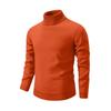 Men's Solid Color Warm Sweater Knitted Sweater High Collar Slim Bottom Knitted Sweater Long Sleeve Sweater