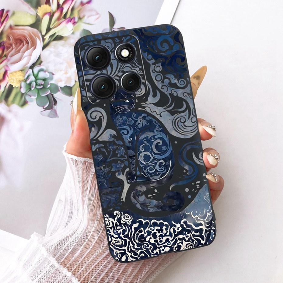 Fashion Crown Letter Case For Motorola Moto G86 G86Power Soft Black Silicone Back Cover For Moto G 86 G86 Power 5G Phone Cases