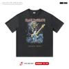 2025 Europe and The United States High Street American Heavy Metal Rock Short Sleeve T-shirt Men and Women Bf Half-sleeve Top