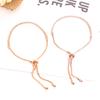 Elegant Push Pull Bracelet with Crystal Rhinestones Fashion Minimalist Luxury Jewelry for Women