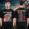 Summer Foo Fighters Take Cover Tour 2026 Graphic Merch T-shirt Unisex Harajuku Hip Hop Punk T-shirt Y2K Gothic Cotton Oversized T-shirts