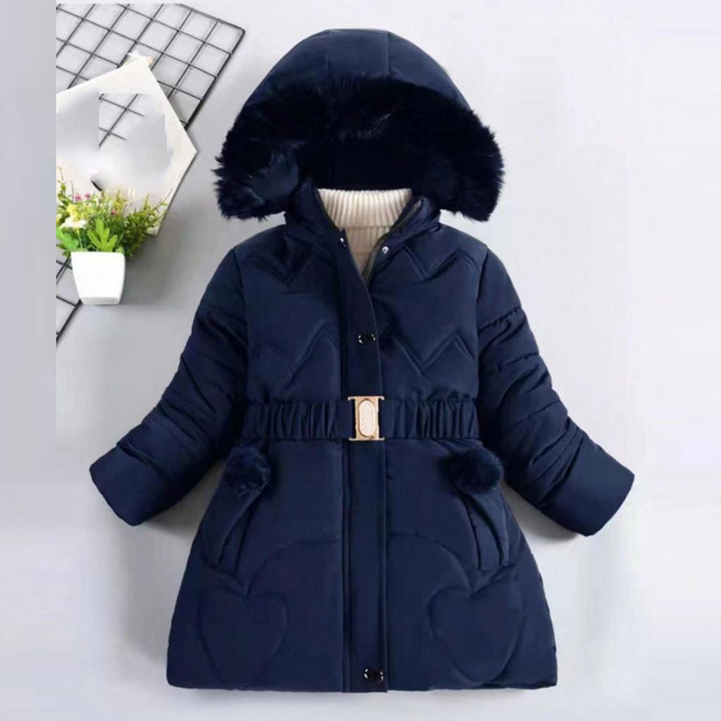 Kinder Mode Fleecegefüttertes Verdicktes Kapuzen-Oversize-Sweatshirt Warme Freizeitjacke für Herbst/Winter