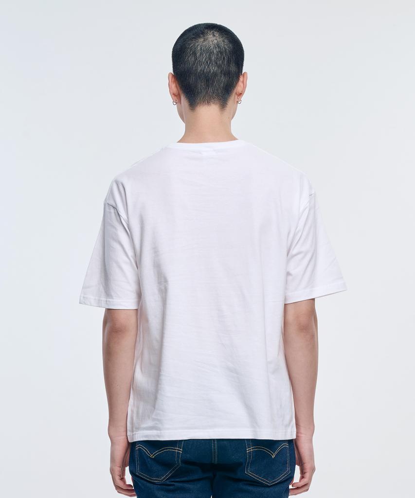 Yunaitideuaeseul [3Pack] Basic Plain Oversized Short Sleeve T-Shirt (Type A)