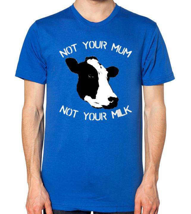 Koe Niet Je Moeder Niet Je Melk T-shirt Mannen Vrouwen Unisex Top