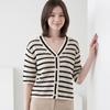 Hwase Button Line Short Sleeve Knit Cardigan Hb6mcd009c