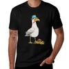 Seagull With Fries Classic Tshirt Athletic Fit Sports Short Sleeve Top Tshirt