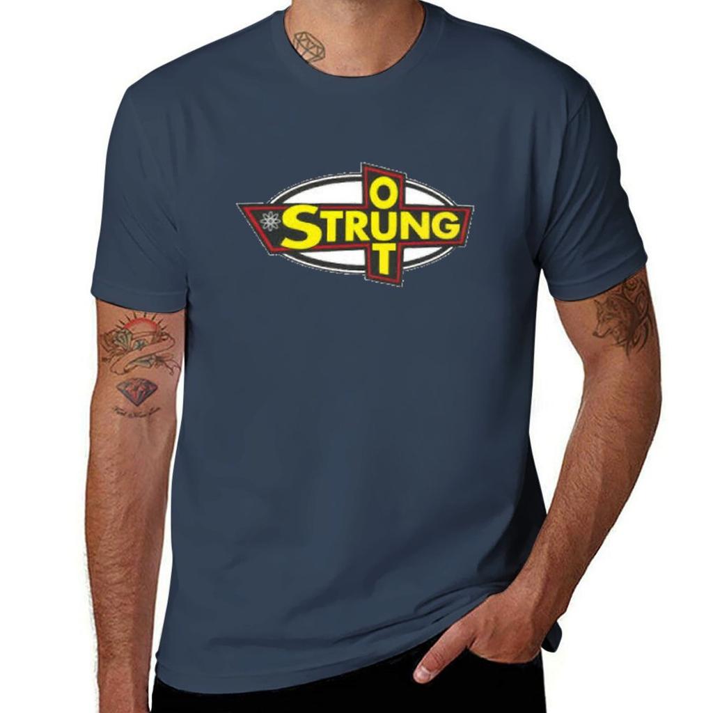 Strung Out T-Shirt Plus Size Tops Tees Quick Drying Summer Clothes Short Sleeve Tee Men