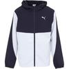 Color Block Zip Up Hooded Long Sleeve Jacket Men Jackets 528805-16