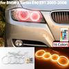 For BMW 3 Series E90 E91 2005 2006 2007 2008 Accessories 16 Colors RGB Cotton Light LED Angel Eyes Kit Ring Remote Control