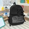 Schoolbag Gentle Sweet Wind Bow Backpack Korean Ins Wind Student Party DIY Transparent Window Class Travel Backpack