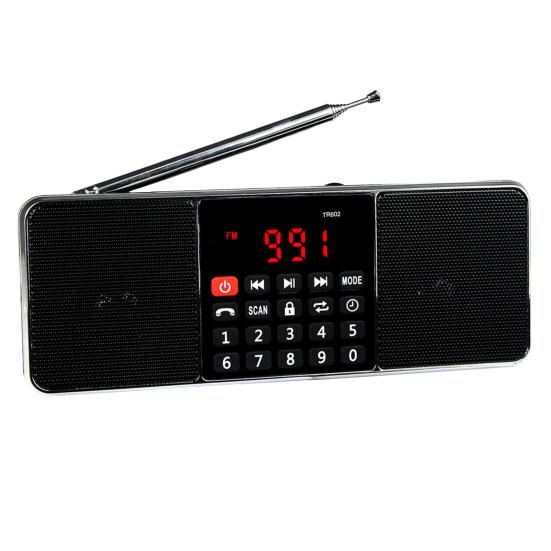Retekess TR602 Digital Radio Portable LED Display Hands-free Stereo Speaker FM/AM Bluetooth-compatible Radio