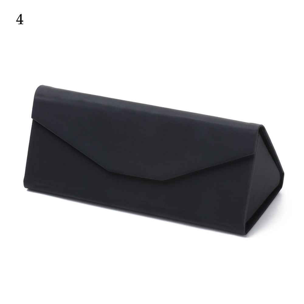 Portable Black Folding Eyeglasses Accessories Eyeglasses Case Triangle Glasses Box Sun Glasses  Box