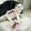 Breathable Sun Protection Princess Dress Cats - Polka Dot Pet Clothing Golden Tabby Orange