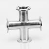 OEM 304 SS Tri-Clamp 4-Way Cross 3/4"-4" for Food & Beverage Systems – Industrial Grade