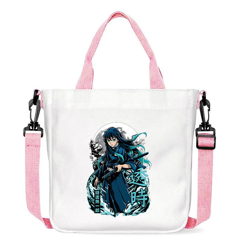 Japan cartoon comics Demon Slayer: Kimetsu no Yaiba - Muichiro Tokito Printed Canvas Bag 7547 KTB