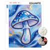 DIY Pearl Painting Canvas Magical Mushroom Fantasy Frameless 3D Bead Art Relaxing Craft Home Decor Gift