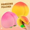 1/2PC Fidget Toy Cartoon Peach PU Squishy Slow Rising Anti Stress Decompression Kawaii Kids Squishies Toys Gift