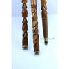 Antique Nautical Golden Dragon Head Handle Walking Stick Wooden Cane Gifts