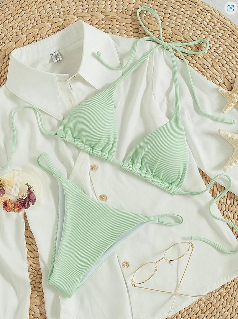 2023 Multicolor Two-Piece Sexy Bikini Swimwear for Women - Europe & America