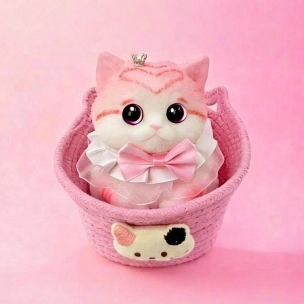 Simulated Cat Slow Rebound Doll Stretchable Cute Squeeze Doll New Anxiety Relief Toy Birthday Gift