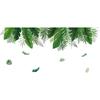 Sweet Room,Fresh Greenery Leaves Plant Wall Sticker Living Room Bedroom Home Wall Sticker