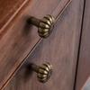 Vintage with Base Antique Brass Cabinet Knobs Zinc Alloy Hardware Handles Drawer Pulls Cabinet