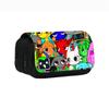 Neue Rhythmusbox, doppellagiges Federmäppchen mit Aufdruck, Sprunki Musikspiel Schulsachen-Tasche für Grund- und Mittelschüler. KTB