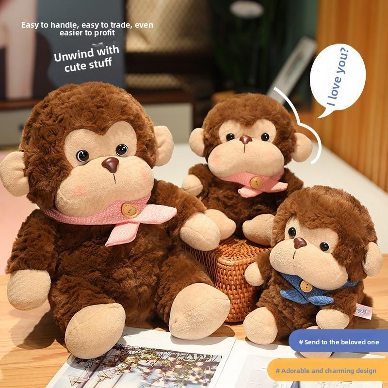 Accu Play Baustein-Affen-Plüschtier mit weichem Kurzflor – das perfekte Geschenk für Kinder