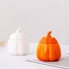 Pumpkin Ceramic Aromatherapy Candle Jar Home Indoor Aromatherapy Candle Container Wax Melting Jar Seasoning Sugar Storage Jar
