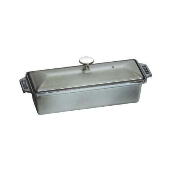 Staub Black Terry Pot Type IH Compatible Japanese Specialty "Terrine 30x11cm" [Authorized Product] 40509-575