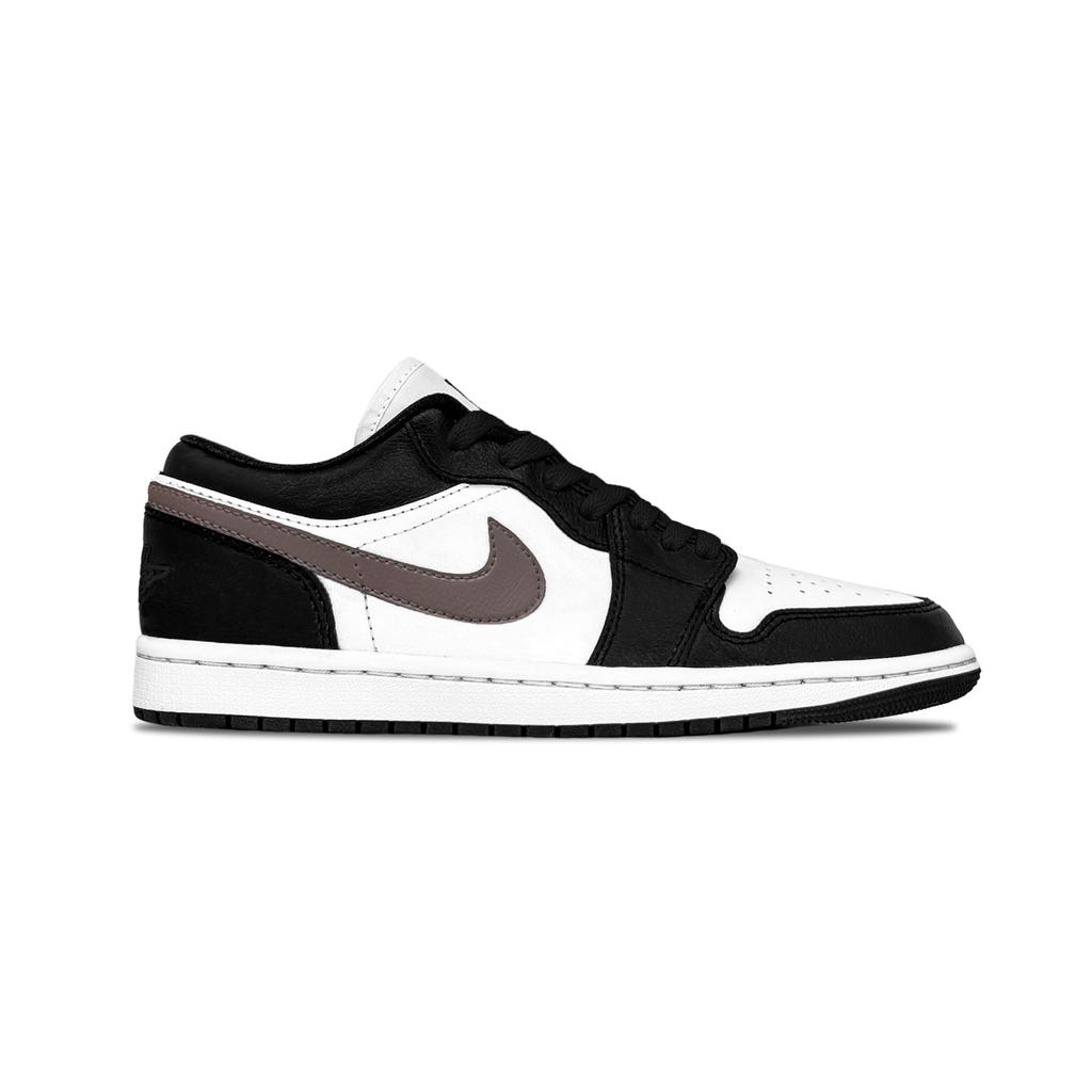 Jordan Air Jordan 1 Maillard Style Abrasion Resistant Low Top Vintage Basketball Shoes Unisex Black Brown 553558-165(Team282-)