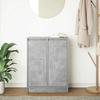 Sideboard Concrete Grey 57 X 34 X 76 Cm Particleboard