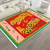 Fashion Leopard Animal Living Room Carpet Retro Art Bedroom Bedside Kitchen Mat Home Coffee Tables Large Area Rug Decoration