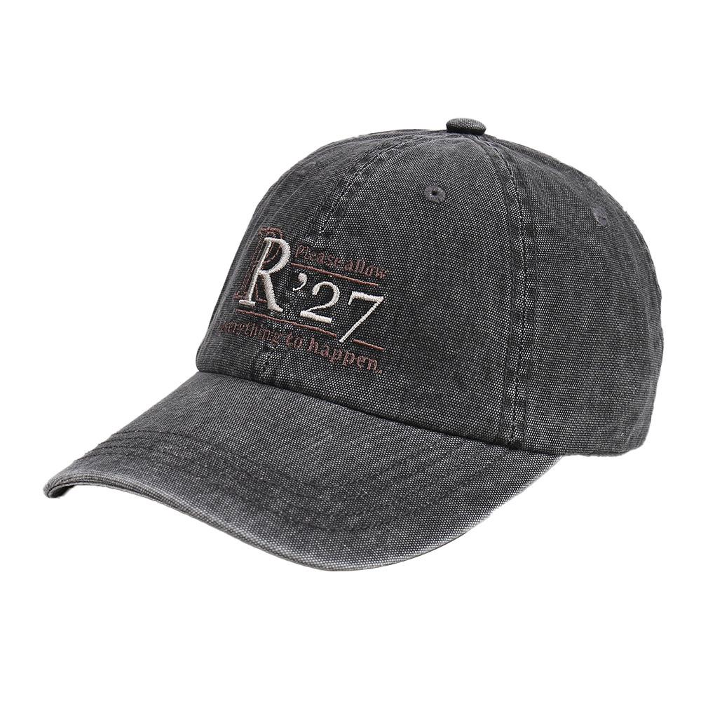 New Trendy Brand Retro Spring and Autumn Fashion Versatile Cap Outdoor Sports Sunshade Sun Protection Letter Embroidery Baseball Cap