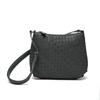 Trendy New Woven Women's Bag First Layer Sheepskin Handmade Fashion One Shoulder Diagonal Span Dual-purpose Bag Women's Versatile Crossbody
