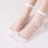1 Paar Damen Spitzensocken Sommermode Sexy Transparente Dünne Socken Damen Rutschfeste Ultradünne Socken Weibliche Söckchen