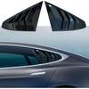 For Tesla Model S Rear Side Window Covers Louvers Sport Style Cool Exterior Decoration Fit Tesla Model S 2017-2024 Accessories